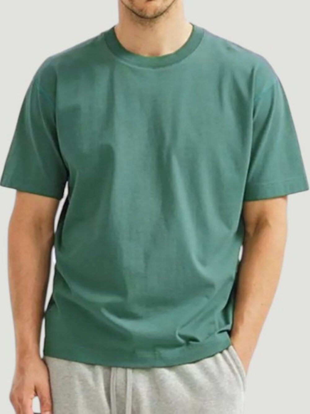Reigning Champ short sleeve t-shirt green men's size XL